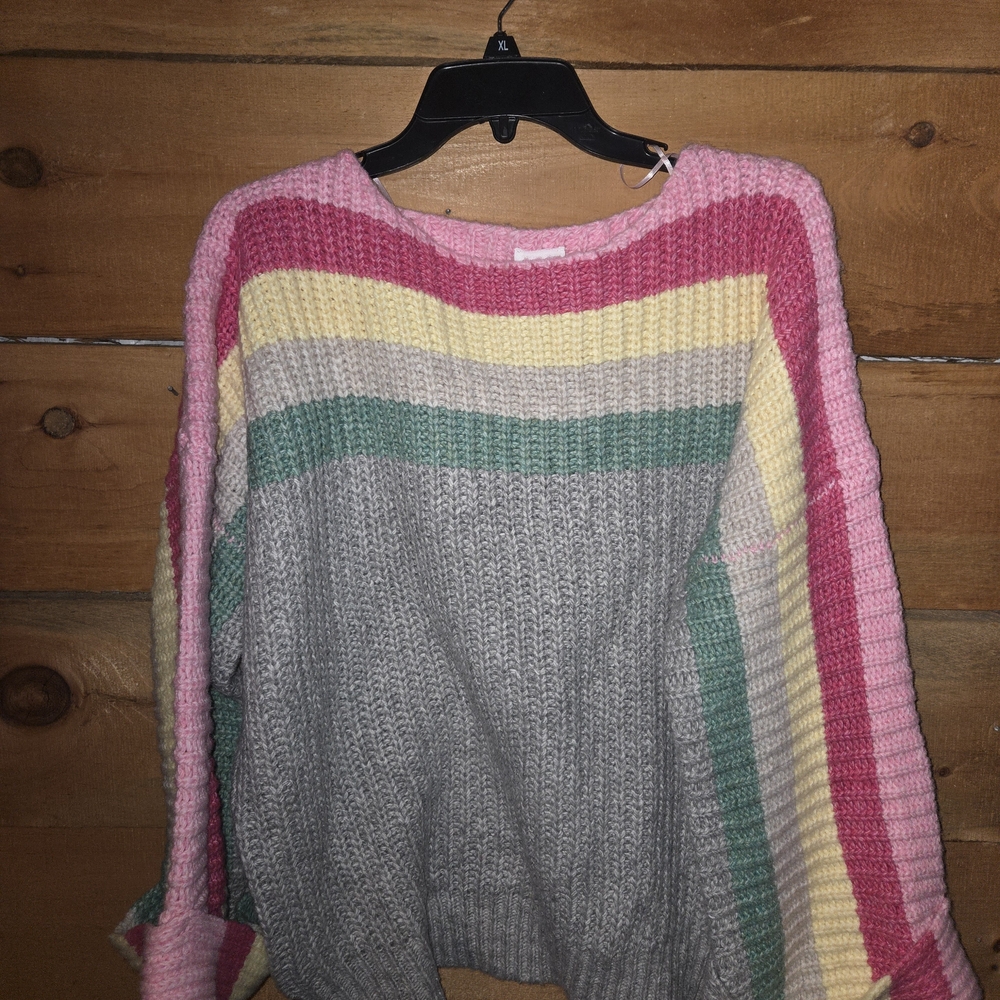 Le Lis Multicolor Striped Sweater